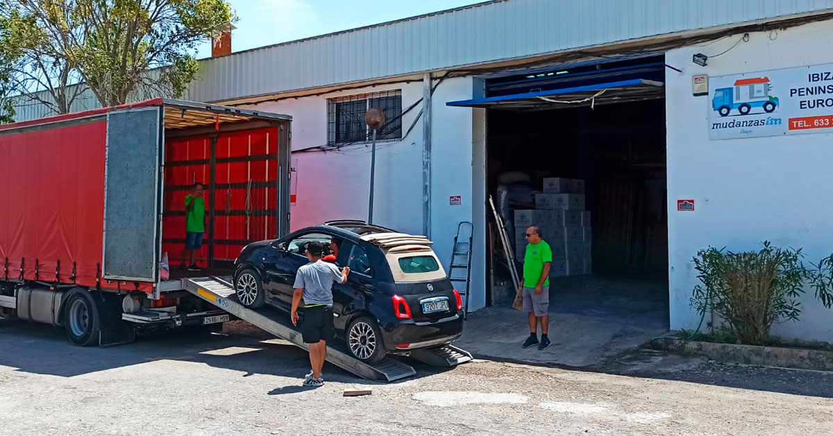 Mudanza internacional completa con coche